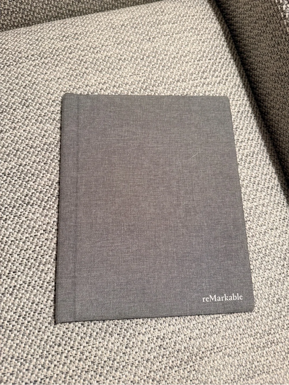 reMarkable Gray Fabric Folio Notebook Cover, fits remarkable 2, orig $129